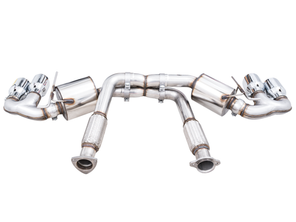 Escape AWE Tuning 2020 Chevrolet Corvette (C8) Touring Edition - Quad Chrome Silver Tips