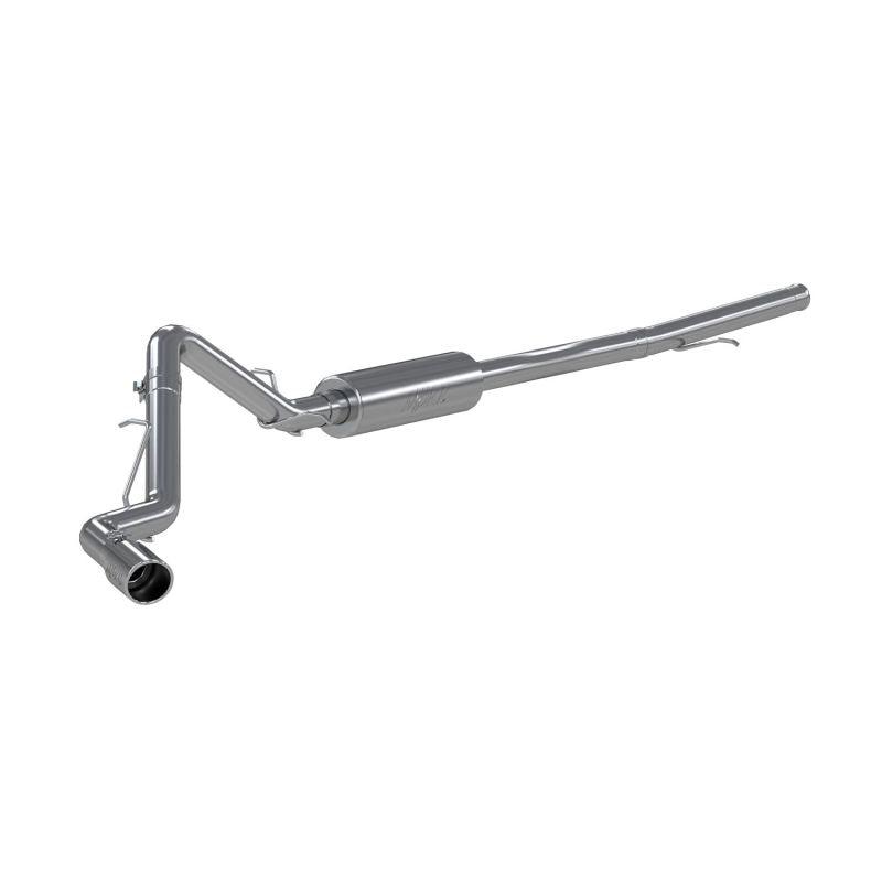 MBRP 2019+ Chevrolet/GMC Silverado &amp; Sierra 1500 Escape aluminizado de salida de un solo lado trasero Cat de 3 pulgadas