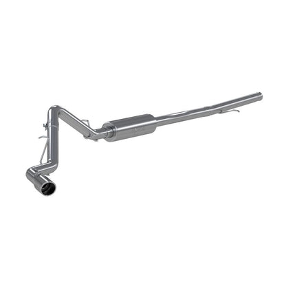 MBRP 2019+ Chevrolet/GMC Silverado &amp; Sierra 1500 Escape aluminizado de salida de un solo lado trasero Cat de 3 pulgadas
