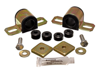 Energy Suspension 95-98 Nissan 240SX (S14) Negro 27mm Bujes de marco de barra estabilizadora delantera (extremo de barra estabilizadora li