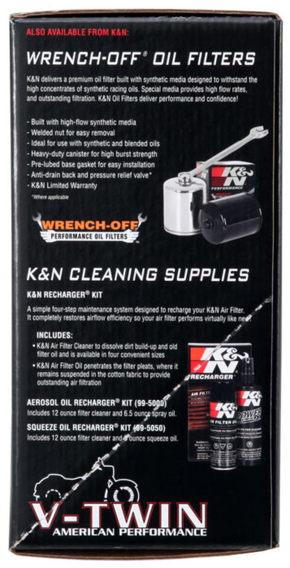 K&N 17-18 Harley-Davidson Road Glide Hammer Black Street Metal Intake System