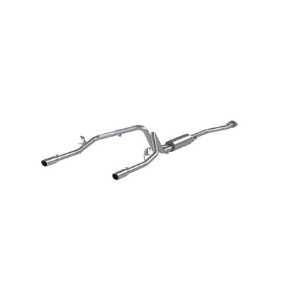 MBRP 2003-2007 Chev/GMC 1500 Classic 4.8/5.3L EC/CC-SB Cat Back Dual Split traseiro