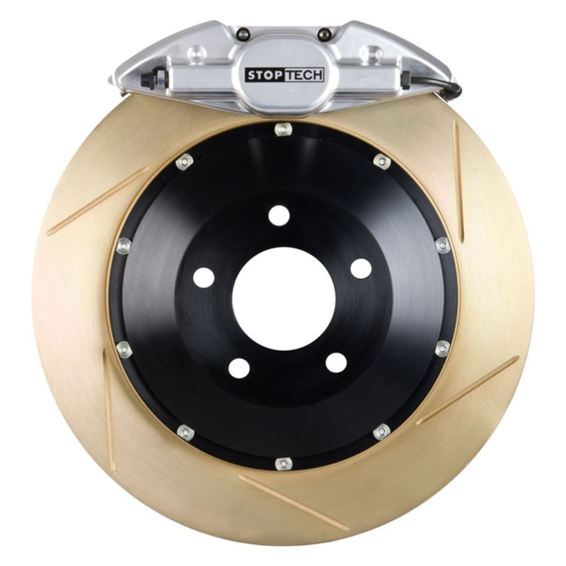 StopTech 90-96 300ZX Rear BBK w/ Silver ST-22 Calipers Slotted Zinc 328X28mm Rotors