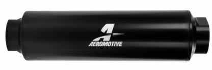 Filtro en línea Aeromotive - AN-16 Elemento de microvidrio de 10 micras Flujo extremo