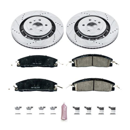 Power Stop 13-19 Ford Explorer Delantero Z23 Evolution Sport Kit de Frenos