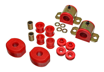 Energy Suspension 72-93 Dodge D100/200/300/Ramcharger 2WD vermelho 15/16 pol. Buchas da barra estabilizadora dianteira