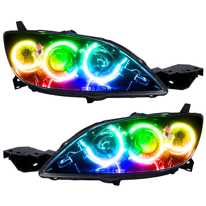 Oracle 04-09 Mazda 3 SMD HL - 4DR - Halogen Style - ColorSHIFT