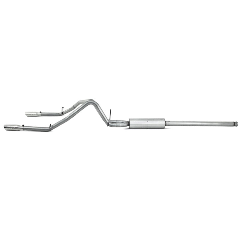 MBRP 2009 Chev/GMC 1500 4.8/5.3L EC/CC (excluyendo 8 camas) Cat Back Dual Split Trasero