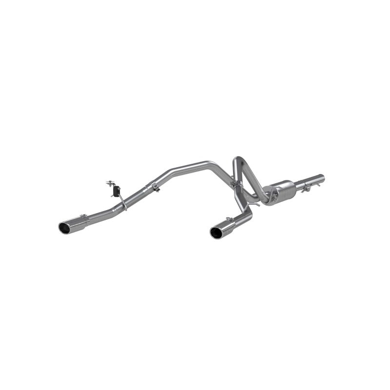 MBRP 2009 Chev/GMC 1500 4.8/5.3L EC/CC (excluyendo 8 camas) Cat Back Dual Split Trasero