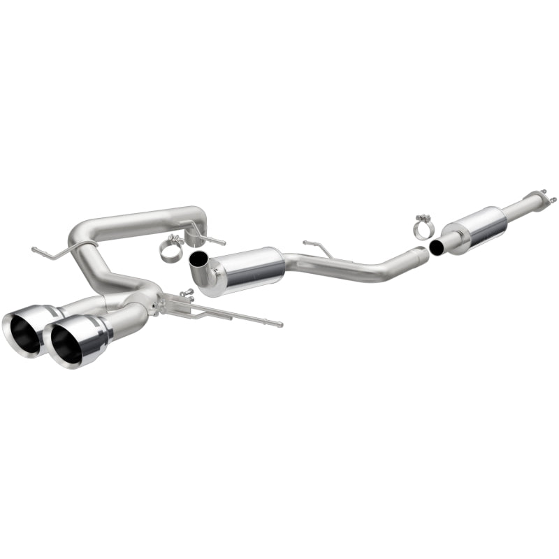 MagnaFlow 13 Ford Focus 2.0L Turbocargado ST Salida trasera doble central Acero inoxidable Cat Back Perf Escape