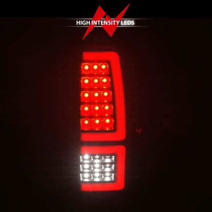 ANZO 2014-2021 Toyota Tundra LED luces traseras carcasa negra/lente transparente