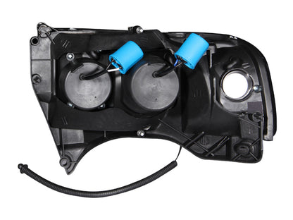 ANZO 1994-2001 Dodge Ram Projetor Faróis com Halo Preto