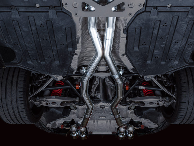 Escape AWE Track Edition Catback para BMW G8X M3/M4 - Puntas cromadas plateadas