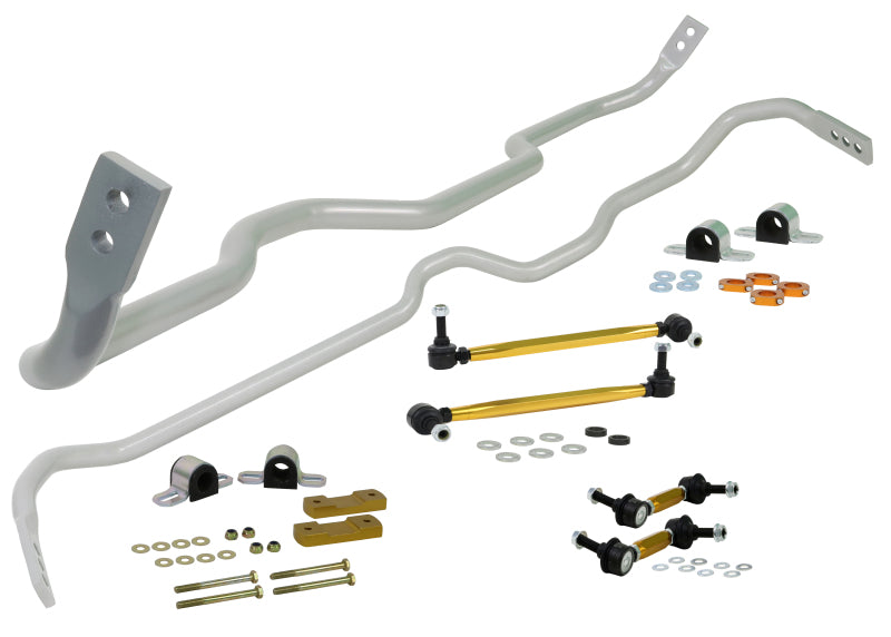 Kit de barra estabilizadora dianteira e traseira Whiteline 12-13 Volkswagen Golf R