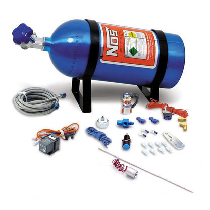 Sistema de óxido nitroso - NOS Ntimidator Show Purge Kit con botella de 5 lb (16028NOS)