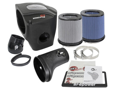 Sistema de admissão de ar aFe Momentum PRO 5R com filtro extra 2015 Dodge Challenger SRT Hellcat 6.2L (sc)
