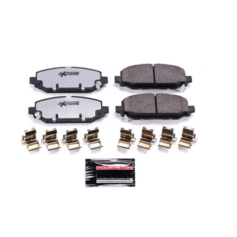 Power Stop 18-19 Jeep Wrangler trasero Z36 Camión y pastillas de freno de remolque con hardware