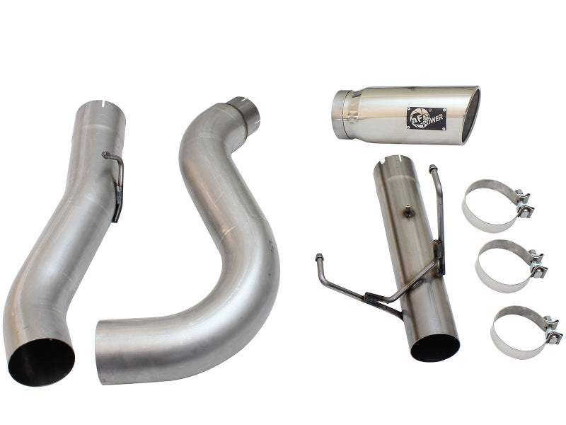 aFe MACHForce XP Escape Large Bore 5in DPF-Back SS 13-15 Dodge Trucks L6-6.7L (td) * Ponta polonesa