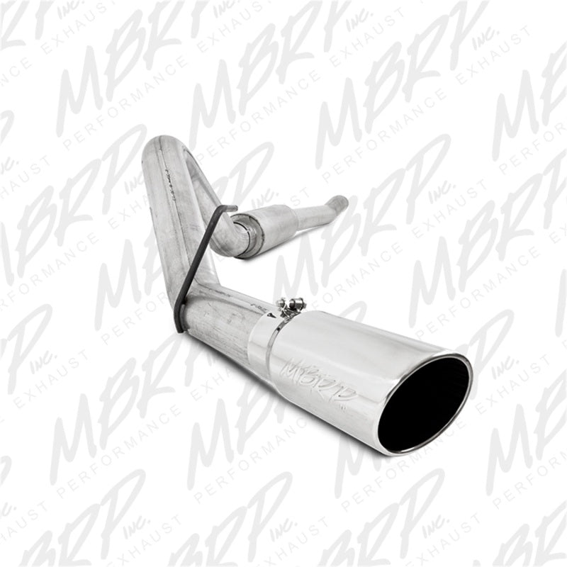 MBRP 11-13 Ford F-250/350/450 6.2L V8 Gas 4in Cat Back Sistema de escape de alumbre de un solo lado