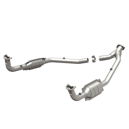 MagnaFlow DF Cat. Conv 97 Land Rover Defender 90 4.0L Y-Pipe Assy / 96-99 Discovery 4.0L Y-Pipe Assy