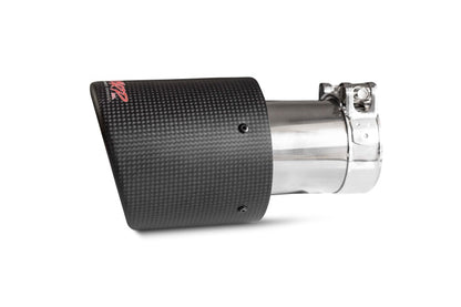 Punta de fibra de carbono universal MBRP 4in OD / 2.5in Inlet / 7.7in L