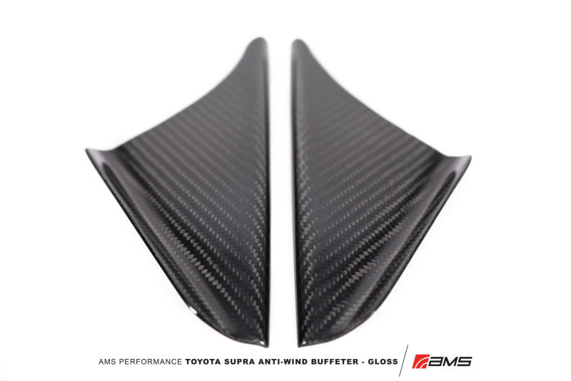 AMS Performance 2020+ Toyota GR Supra Anti-Wind Buffeting Kit - Carbono Brilhante