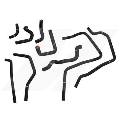 Mishimoto 01-05 Subaru WRX Mangueras auxiliares de silicona negras