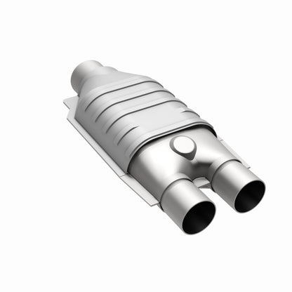 MagnaFlow Universal Catalytic Converter 2inch Inlet/2.5inch Outlet Dual/Single Oval Shape