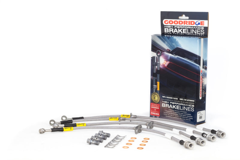 Goodridge 15-16 Subaru STi (com pinças Brembo) Linhas de freio