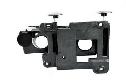 ANZO 1988-1998 Chevrolet C1500 Faróis de cristal cromados sem lâmpadas