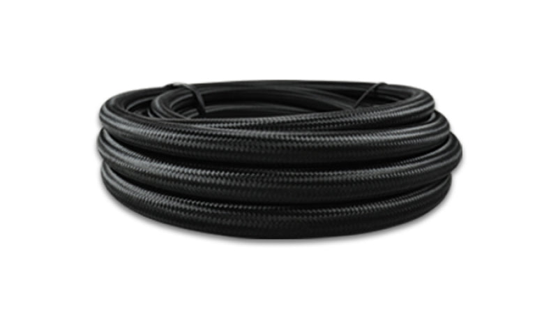 Manguera flexible trenzada de nailon negro Vibrant -12 AN (rollo de 10 pies)