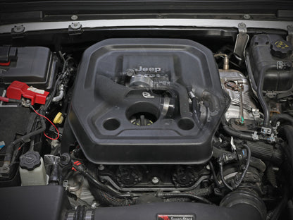 aFe BladeRunner 2 1/2 pol Intercooler Hot Side Charge Pipe 18-21 Jeep Wrangler JL L4-2.0L (t) - Preto