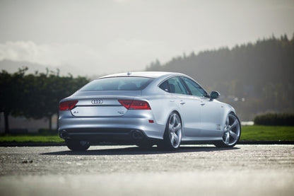 Escape AWE Tuning Audi C7 A7 3.0T Touring Edition - saída dupla Diamond Black Tips