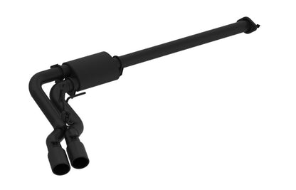MBRP 15-16 Ford F-150 2.7L/3.5L/5.0L 3in Cat Back Single Side Pre-Exle Dual Exit Black Coated