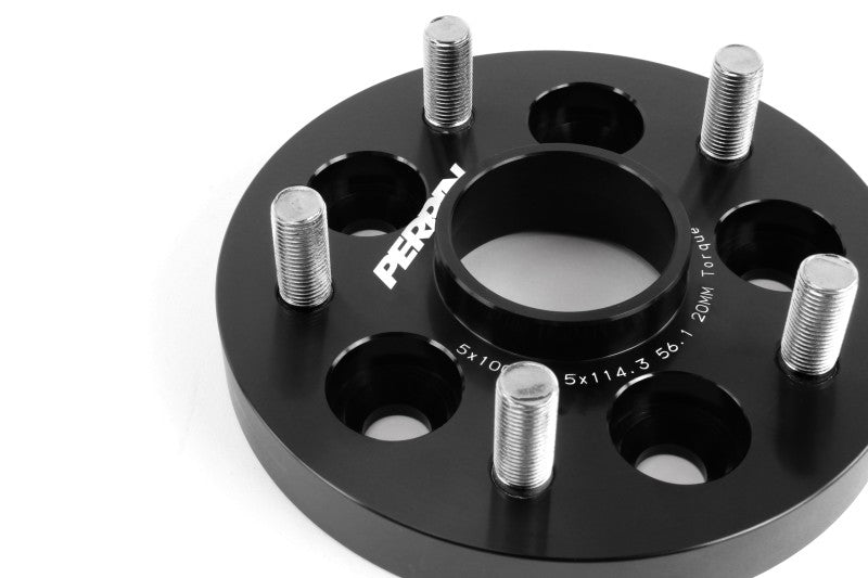 Adaptador de rueda Perrin de 20 mm tipo empernado 5x100 a 5x114,3 con buje de 56 mm (juego de 2)
