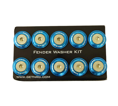 NRG - FENDER WASHER KIT; RIVETS FOR PLASTIC; SET OF 10
