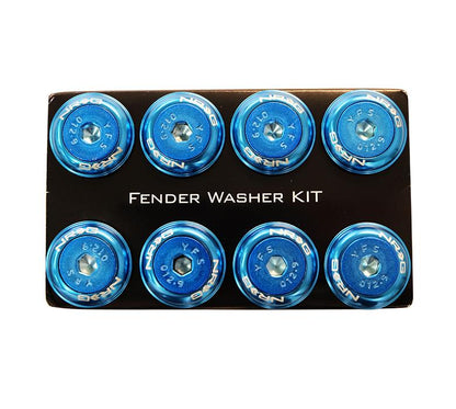 NRG - FENDER WASHER KIT; RIVETS FOR PLASTIC; COLOR MATCHED; SET OF 8
