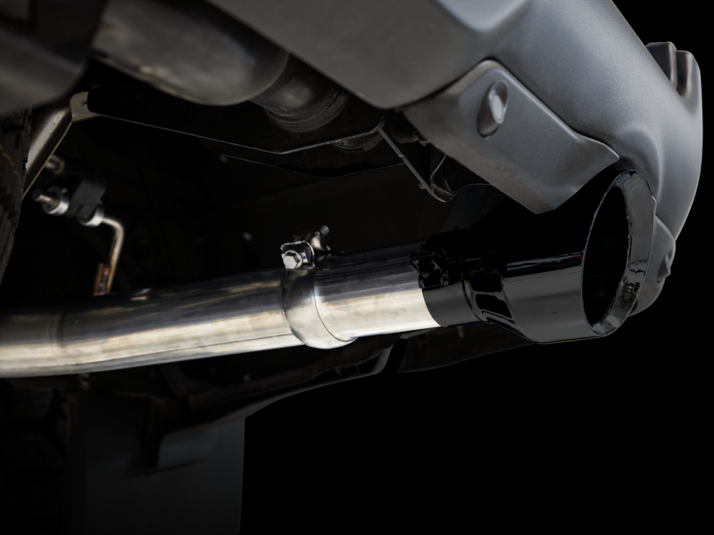AWE Tuning 19-21 RAM 1500 5,7L (com recortes) 0FG Saída traseira dupla Cat-Back Exaustão - Diamond Black Tips