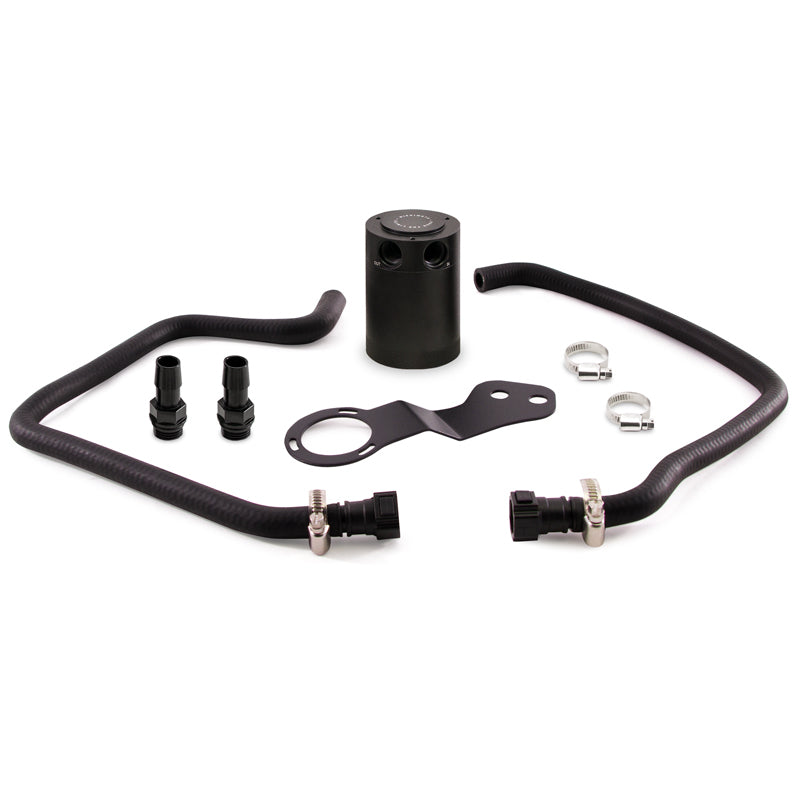 Mishimoto 2016+ Chevrolet Camaro SS Kit de latas de coleta de óleo confusas - preto