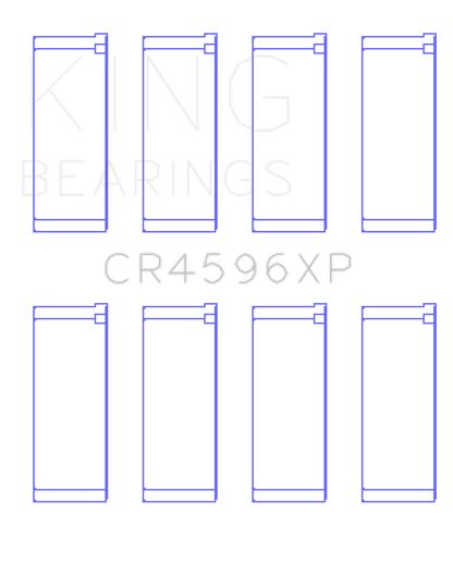 King Engine Bearings BMW S14B20/S14B23/S14B25 (Size .026) Connecting Rod Bearings (Set of 4)