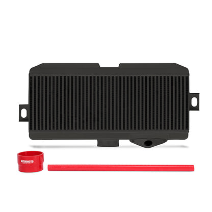 Mishimoto Subaru 08-15 WRX STi Kit de intercooler de montaje superior - Mangueras negras y rojas con recubrimiento de polvo