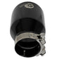 aFe MACH Force-Xp 409 SS Clamp-On Exhaust Tip 2.5in. Inlet / 4in. Outlet / 6in. L - Black