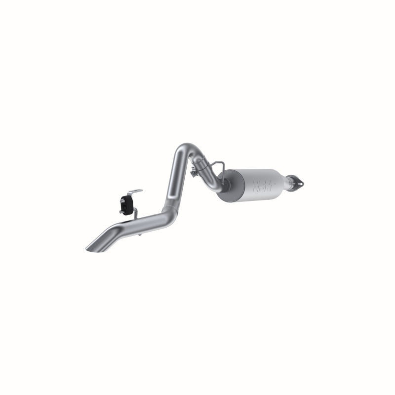 MBRP 04-06 Jeep Wrangler (TJ) Unlimited 4 0L I-6 Cat Back Escape aluminizado simple