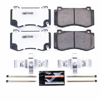 Power Stop 05-10 Chrysler 300 Front Z26 Extreme Street Pastilhas de freio com hardware