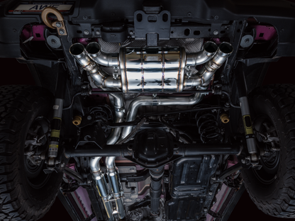 AWE Tuning 21+ Wrangler 392 Switchpath Cat-Back Exhaust- Quad BashGuards