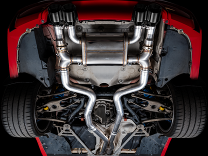 Escape BMW F8X M3/M4 Track Edition Catback AWE Tuning - Diamond Black Tips