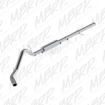 MBRP 2014 Chevy/GMC 1500 Silverado/Sierra 6.2L V8 Aluminio 3.5in C/B Salida de un solo lado Exh