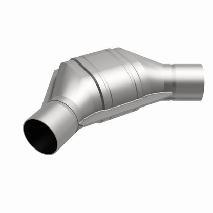 MagnaFlow Universal Catalytic Converter 2.00in Angled In/Out Frnt CA