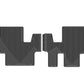 WeatherTech 14+ Chevrolet Silverado Rear Rubber Mats - Black