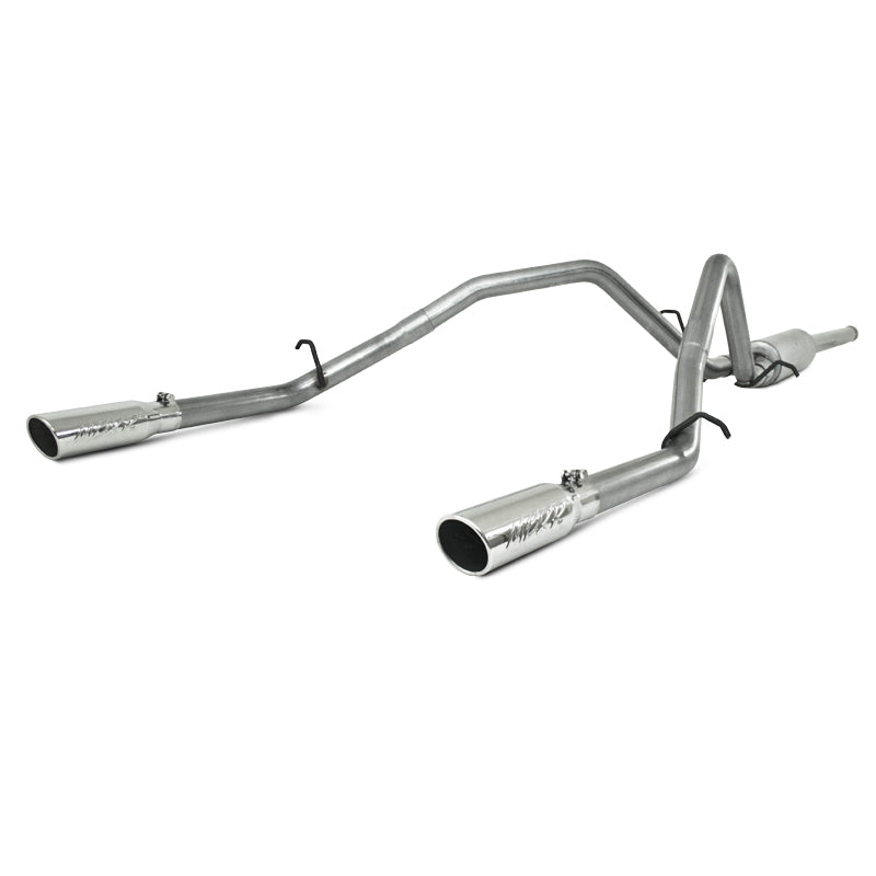 MBRP 2009 Chev/GMC 1500 4.8/5.3L EC/CC (excluyendo 8 camas) Cat Back Dual Split Trasero